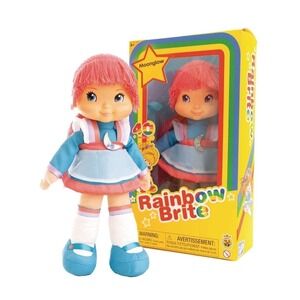 New~Rainbow Brite 12 Inch Moonglow Plush Doll Loyal Subjects☆ BONUS STICKERS!☆